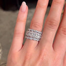 Stylishwe 9.0カラット豪華 エタニティリング  3本セット