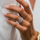 Stylishwe 5.8カラット大人気 エタニティリング  3本セット