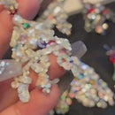 Stylishwe   クリスマスツリー リボン ソックス ピアス４色選択可