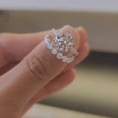 Stylishwe 2.5カラット ラウンドカット セットリング
