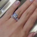 Stylishwe 5.5カラット アッシャーカット  セットリング