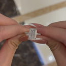 Stylishwe  3PC ラディアントカット ジュエリーセット