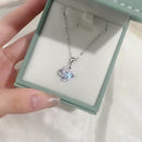 Stylishwe   モアサナイト 4葉のクローバーデザイン ペンダントネックレス