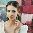 Stylishwe   クリスマスツリー  デザイン タッセル ピアス