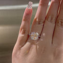 Stylishwe  2PC アッシャーカット ジュエリーセット