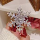 Stylishwe   クリスマス 超可愛い スノー  ブローチ