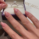 Stylishwe 2.0 carat round cut triple set ring 