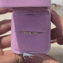 Stylishwe  0.5カラット イエローゴールド ラウンドカット  エタニティリング