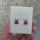 Stylishwe   クリスマス ベル デザイン スターリングシルバー ピアス