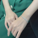 Stylishwe ear of wheat design eternity bracelet 