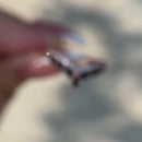 Stylishwe  0.5カラット  ピンクゴールド マーキスカット ブラックストーン エタニティリング