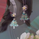 Stylishwe   クリスマスツリー プレゼント ピアス３色