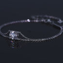 Stylishwe  1.0カラットラウンドカット モアサナイト ブレスレット