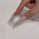 Stylishwe  2.0カラット  イエローゴールド ラウンドカット 3PC 指輪セット