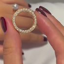 Stylishwe Gorgeous 1.3 Carat Yellow Gold Wedding Ring 