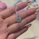 Stylishwe Zirconia Classic Round Cut Pendant Necklace 