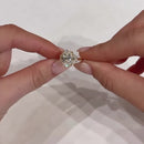 Stylishwe 4.0 Carat Two Tone Yellow Gold Oval Cut Engagement Ring 