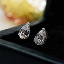 Stylishwe クラシック ペアカット スターリング シルバー ピアス - stylish we