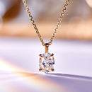 Stylishwe クラシック オーバルカット ペンダント ネックレス