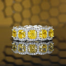 Stylishweゴージャス イエローサファイア エタニティリング