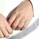 Stylishwe 繊細1.0カラット エタニティ 結婚指輪