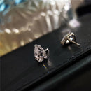 Stylishwe クラシック ペアカット スターリング シルバー ピアス - stylish we