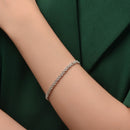 Stylishwe ear of wheat design eternity bracelet 