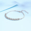 Stylishwe  2.7カラット ハーフエタニティ モアサナイト ブレスレット