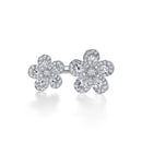 Stylishwe 開運 桜モチーフ 開き口 サイズ調整可能 スターリングシルバー 結婚指輪 - stylish we