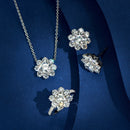 Stylishwe 1.0カラット ヒマワリ モチーフ 婚約指輪 - stylish we