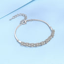 Stylishwe  2.7カラット ハーフエタニティ モアサナイト ブレスレット