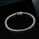 Stylishwe ear of wheat design eternity bracelet 
