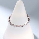 Stylishwe 繊細1.0カラット エタニティ 結婚指輪