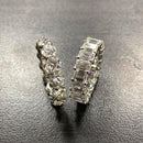 Stylishwe 華奢 エタニティリング 2pcs