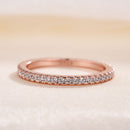 Stylishwe エタニティリング クラシック 0.5カラット ラウンドカット 結婚指輪 スターリングシルバー - stylish we