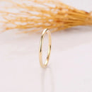 Stylishwe シンプル イエローゴールド エタニティリング