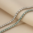 Stylishwe ロマンティック ホワイトゴールド ラウンドカット ブレスレット