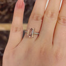 Stylishwe  ハロー 3.0カラット モルガナイトピンク リング