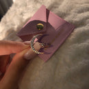 Stylishwe ムーン&スター ローズゴールド 結婚指輪 - stylish we