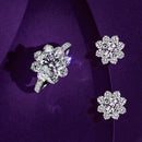 Stylishwe ヒマワリ モチーフ 3PCS ジュエリーセット