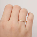 Stylishwe シンプル イエローゴールド エタニティリング