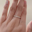 Stylishwe ハーフエタニティリング 0.3カラット イエローゴールド