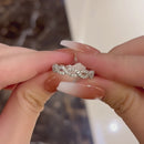 Stylishwe ツイスト 0.5カラット エタニティリング