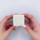 Stylishwe エレガント 3.0カラット シャンパンピンク 婚約指輪 スターリングシルバー