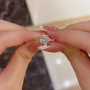 Stylishwe 2.0 Carat Round Cut Rose Gold Engagement Ring 