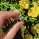 Stylishwe Twisted 1.25 Carat White Gold Round Cut Engagement Ring 