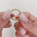 Stylishwe 1.5 carat yellow gold full eternity ring 