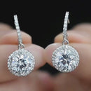 Stylishwe ゴージャス 2カラットドロップ ピアス