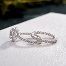 Stylishwe 2.0ct Round Cut Halo Ring Set 