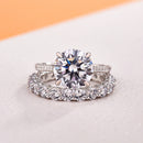 Stylishwe Gorgeous 4.0ct 2pcs Ring Set 